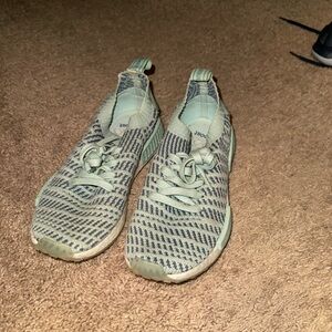 Green and Gray adidas